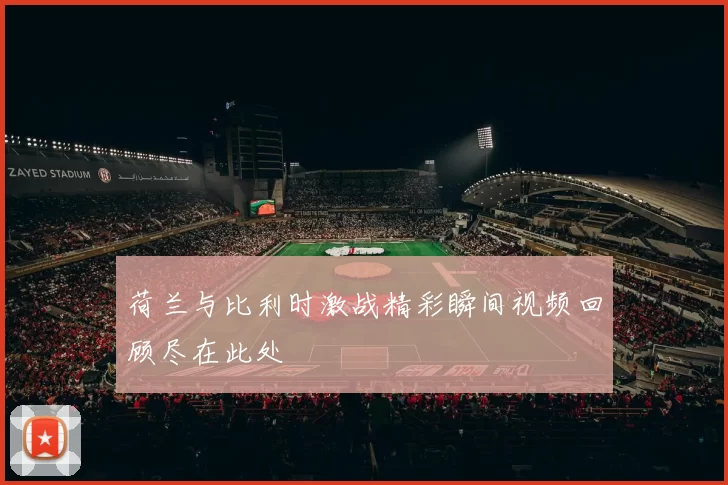 荷兰与比利时激战精彩瞬间视频回顾尽在此处